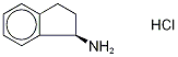 (R)-1-Aminoindane-d3 Hydrochloride Chemical Structure