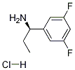 (R)-1-(3，5-DIFLUOROPHENYL)PROPAN-1-AMINE-HCl 化学構造