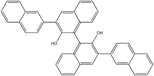 (R)-[2，3':1'，1'':3''，2'''-Quaternaphthalene]-2'，2''-diol Chemical Structure