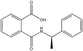 (R)-(+)-N-(α-Methylbenzyl)phthalamic Acid Chemical Structure