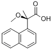 (R)-(-)-2-Methoxy-2-(1-naphthyl)propionic Acid Chemical Structure