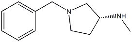 (R)-(-)-1-Benzyl-3-(methylamino)pyrrolidine Chemical Structure