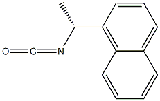 (R)-(-)-1-(1-Naphthyl)ethyl Isocyanate Chemische Struktur