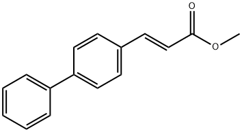 (E)-Methyl 3-([1，1'-biphenyl]-4-yl)acrylate 化学構造