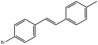 (E)-1-Bromo-4-(4-methylstyryl)benzene التركيب الكيميائي