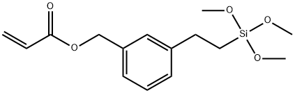 (Acryloxymethyl)phenethyltrimethoxysilanestore Chemical Structure