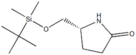 (5R)-5-[[[(tert-Butyl)dimethylsilyl]oxy]methyl]-2-pyrrolidinone Chemical Structure