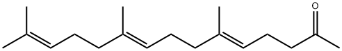 (5E，9E)-6，10，14-Trimethylpentadeca-5，9，13-trien-2-one التركيب الكيميائي