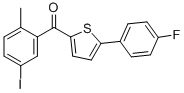 (5-(4-Fluorophenyl)thiophen-2-yl)(5-iodo-2-methylphenyl)methanone Chemical Structure