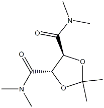 (4S，5S)-N，N，N'，N'-2，2-Hexamethyl-1，3-dioxolane-4，5-dicarboxamide Chemical Structure