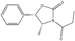 (4R，5S)-4-Methyl-5-phenyl-3-propionyl-2-oxazolidinone Chemical Structure