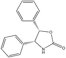 (4R，5S)-4，5-Diphenyl-2-oxazolidinone Chemische Struktur