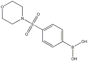 (4-morpholin-4-ylsulfonylphenyl)boronic acid Chemical Structure