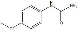 (4-Methoxyphenyl)urea التركيب الكيميائي