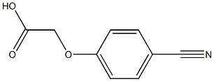 (4-Cyanophenoxy)acetic Acid Chemische Struktur