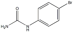 (4-Bromophenyl)urea التركيب الكيميائي