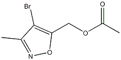 (4-Bromo-3-methylisoxazol-5-yl)methyl acetate Chemical Structure