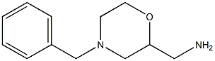 (4-Benzyl-2-morpholinyl)methanamine Chemische Struktur