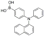 (4-(Naphthalen-1-yl(phenyl)-amino)phenyl)boronic acid Chemical Structure