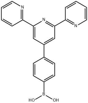 (4-([2，2':6'，2''-Terpyridin]-4'-yl)phenyl)boronic acid Chemische Struktur