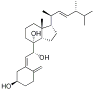 (3β，5Z，7R，8α，22E)-9，10-Secoergosta-5，10(19)，22-triene-3，7，8-triol 化学構造