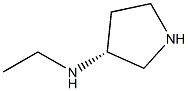 (3R)-(+)-3-(Ethylamino)pyrrolidine Chemische Struktur