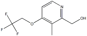 (3-Methyl-4-(2，2，2-trifluoroethoxy)pyridin-2-yl)methanol Chemical Structure