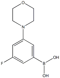 (3-Fluoro-5-morpholinophenyl)boronic acid Chemical Structure