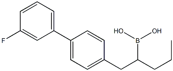 (3-Fluoro-4'-Pentyl-4-Biphenylyl)Boronic Acid 化学構造