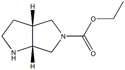 (3aR，6aR)-5-Ethoxycarbonyl-1H-hexahydropyrrolo[3，4-b]pyrrole Chemische Struktur