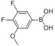 (3，4-difluoro-5-methoxyphenyl)boronic acid Chemical Structure