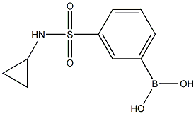 (3-(N-Cyclopropylsulfamoyl)phenyl)boronic acid Chemical Structure