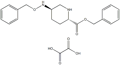 (2S，5R)-Benzyl 5-((benzyloxy)amino)piperidine-2-carboxylate oxalate Chemical Structure