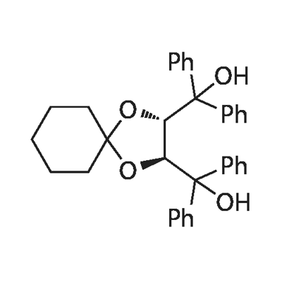 (2S，3S)-1，4-Dioxaspiro[4.5]decane-2，3-diylbis(diphenylmethanol) Chemische Struktur