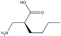 (2S)-2-(aminomethyl)hexanoicacid Chemische Struktur