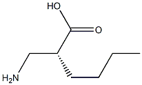 (2R)-2-(aminomethyl)hexanoicacid Chemische Struktur