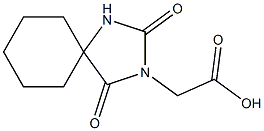 (2，4-dioxo-1，3-diazaspiro[4.5]dec-3-yl)acetic acid Chemical Structure