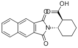 (1S，2S)-2-(Naphthalene-2，3-dicarboximido)cyclohexanecarboxylic Acid Chemical Structure