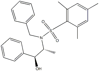 (1S，2R)-2-[N-Benzyl-N-(mesitylenesulfonyl)amino]-1-phenyl-1-propanol التركيب الكيميائي