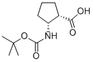 (1S，2R)-2-(Boc-amino)cyclopentanecarboxylic Acid Chemical Structure