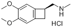 (1S)-4，5-Dimethoxy-1-[(methylamino)methyl]benzocyclobutane Hydrochloride 化学構造