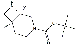 (1R，6S)-3-Boc-3，8-diazabicyclo[4.2.0]octane Chemische Struktur