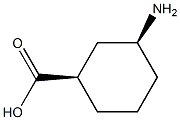 (1R，3S)-3-Aminocyclohexanecarboxylic Acid Chemical Structure