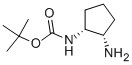 (1R，2S)-2-Amino-1-(Boc-amino)cyclopentane Chemical Structure