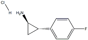 (1R，2S)-2-(4-Fluorophenyl)cyclopropanamine Hydrochloride Chemical Structure