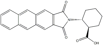 (1R，2R)-2-(Anthracene-2，3-dicarboximido)cyclohexanecarboxylic Acid Chemical Structure