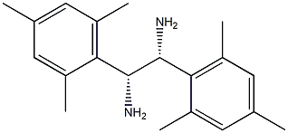 (1R，2R)-1，2-Bis(2，4，6-trimethylphenyl)ethylenediamine Chemical Structure