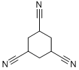 (1alpha，3alpha，5alpha)-1，3，5-Cyclohexanetricarbonitrile Chemische Struktur