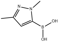 (1，3-Dimethyl-1H-pyrazol-5-yl)boronic acid Chemical Structure