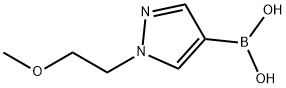 (1-(2-Methoxyethyl)-1H-pyrazol-4-yl)boronic acid Chemical Structure